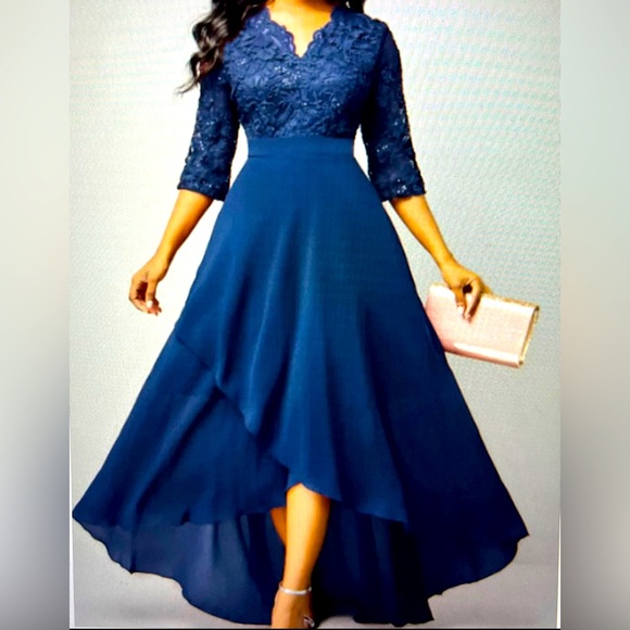 sachin and babi light blue dress Dresstells Women's Cocktail Dress — SODACITYGLAMOUR main image 1